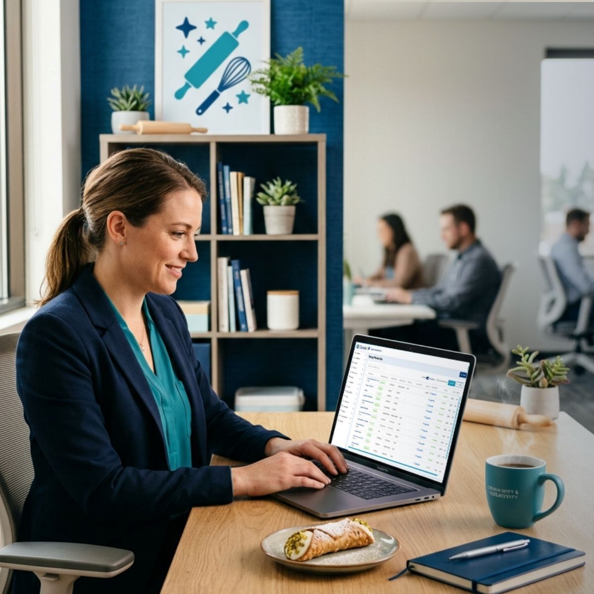 Woman using cannolai